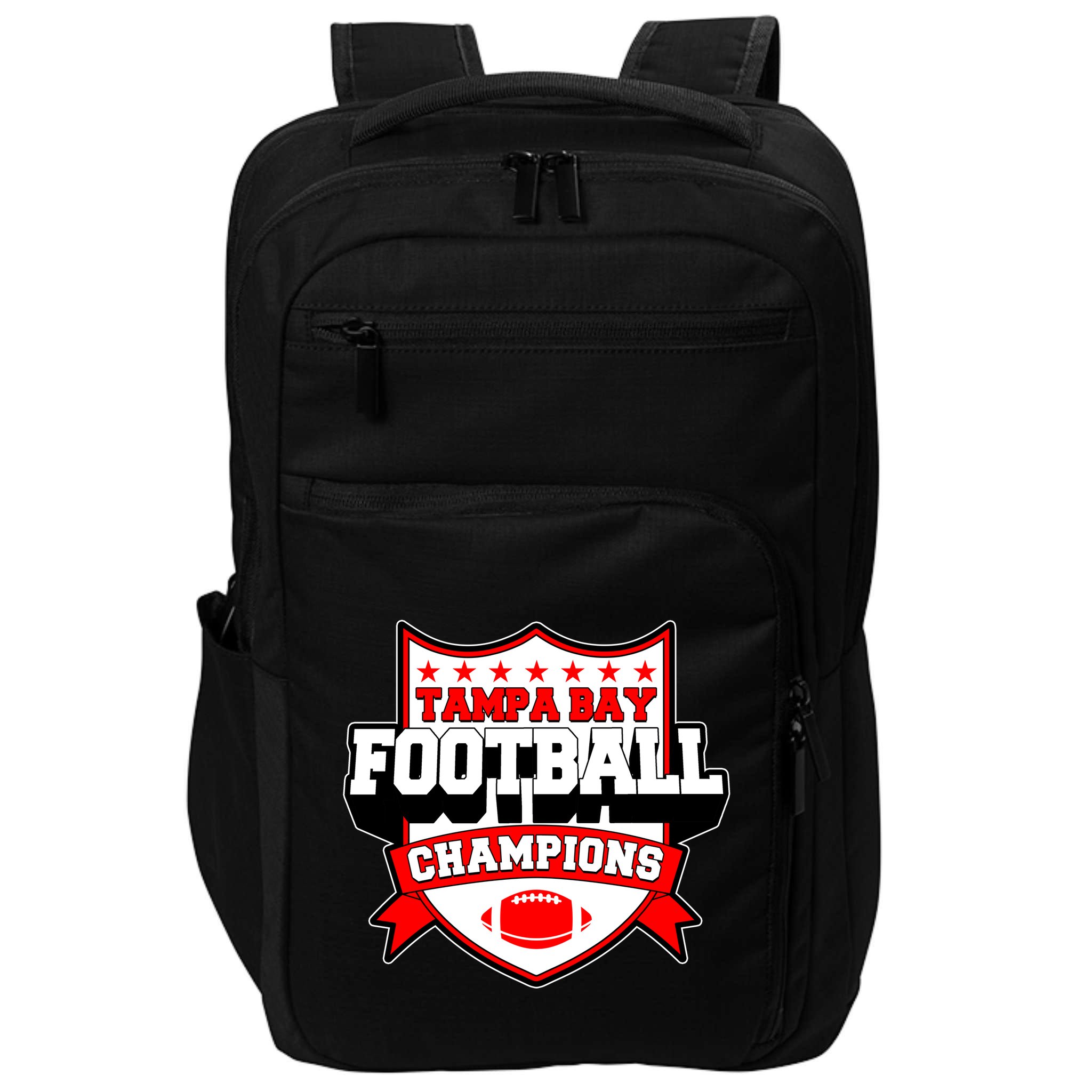 Tampa Bay Football Champions Sports Fan Impact Tech Backpack