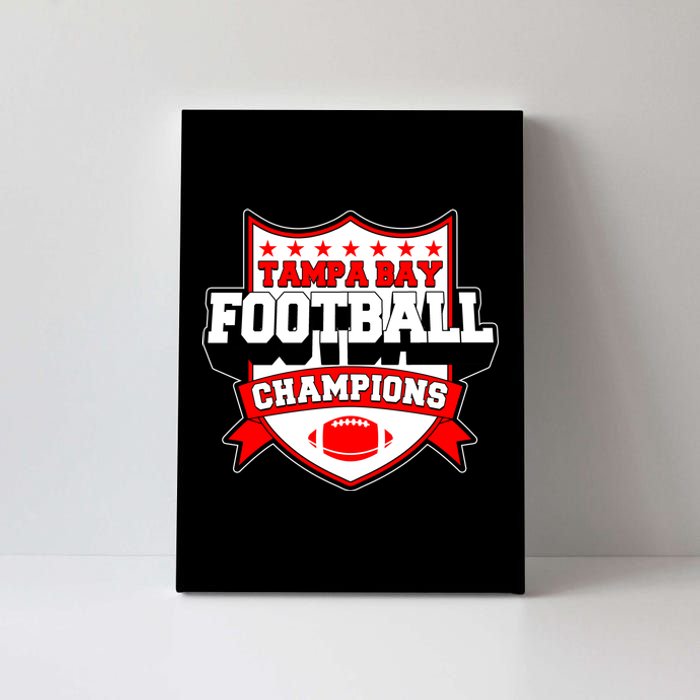 Tampa Bay Football Champions Sports Fan Canvas