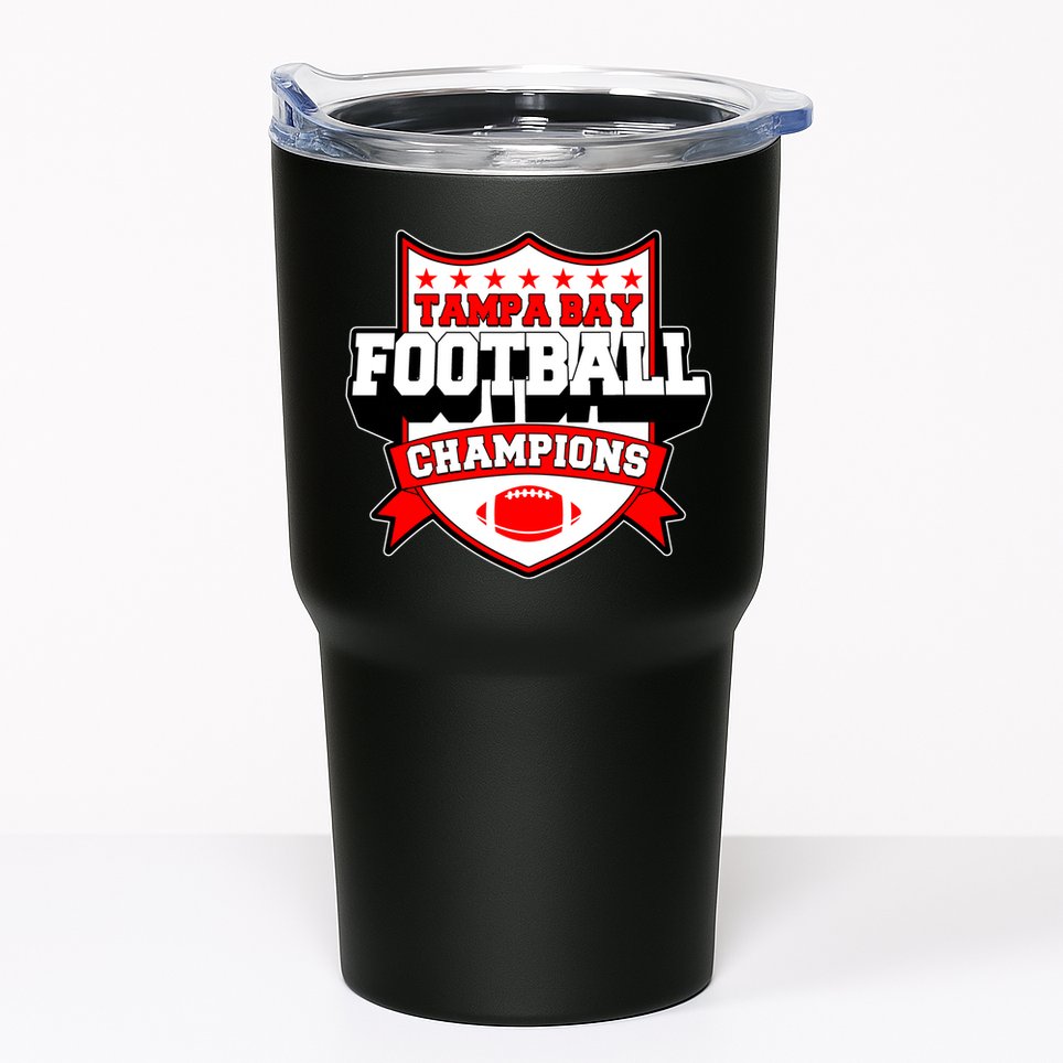 Tampa Bay Football Champions Sports Fan Tumbler