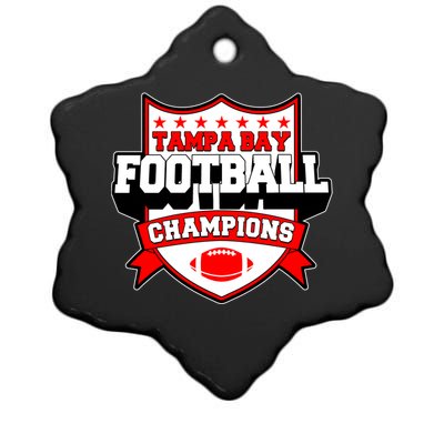 Tampa Bay Football Champions Sports Fan Ceramic Star Ornament