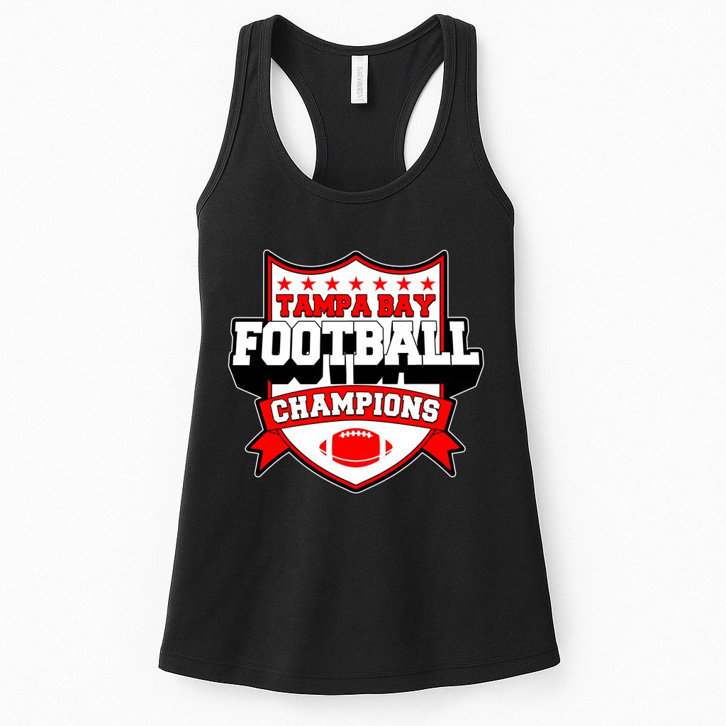Tampa Bay Football Champions Sports Fan Womens Tank Top