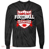 Tampa Bay Football Champions Sports Fan Tie-Dye Long Sleeve Shirt