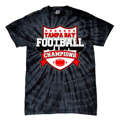 Tampa Bay Football Champions Sports Fan Tie-Dye T-Shirt