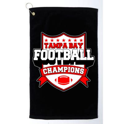 Tampa Bay Football Champions Sports Fan Platinum Collection Golf Towel