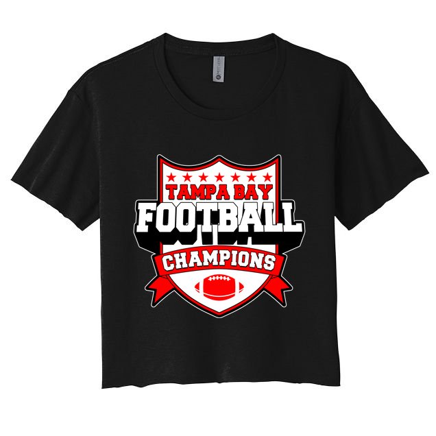 Tampa Bay Football Champions Sports Fan Crop Top