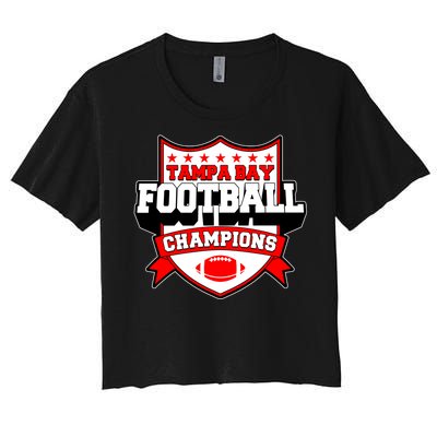 Tampa Bay Football Champions Sports Fan Women's Crop Top Tee