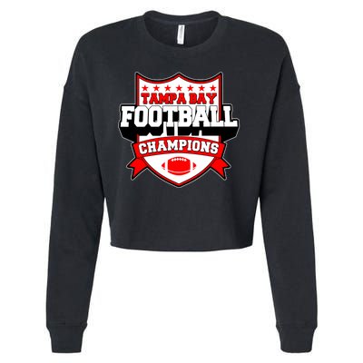 Tampa Bay Football Champions Sports Fan Cropped Pullover Crew