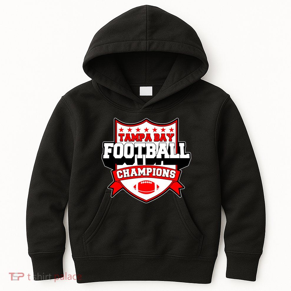 Tampa Bay Football Champions Sports Fan Kids Hoodie