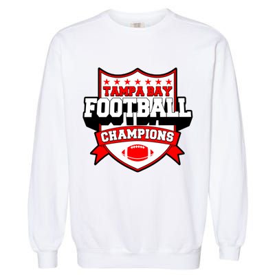 Tampa Bay Football Champions Sports Fan Garment-Dyed Sweatshirt