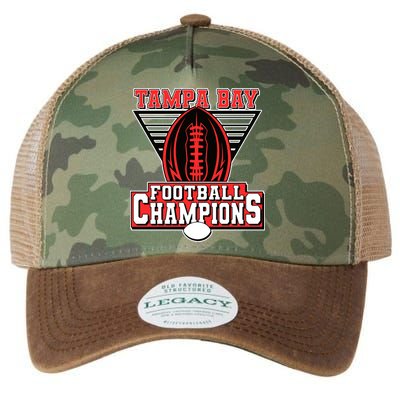 Tampa Bay Football Champions Sports Fans Legacy Tie Dye Trucker Hat