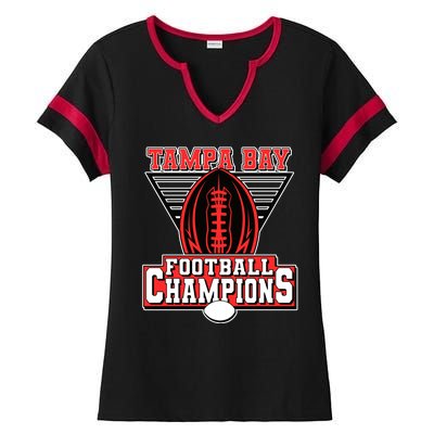 Tampa Bay Football Champions Sports Fans Ladies Halftime Notch Neck Tee