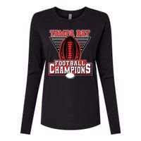 Tampa Bay Football Champions Sports Fans Womens Cotton Relaxed Long Sleeve T-Shirt