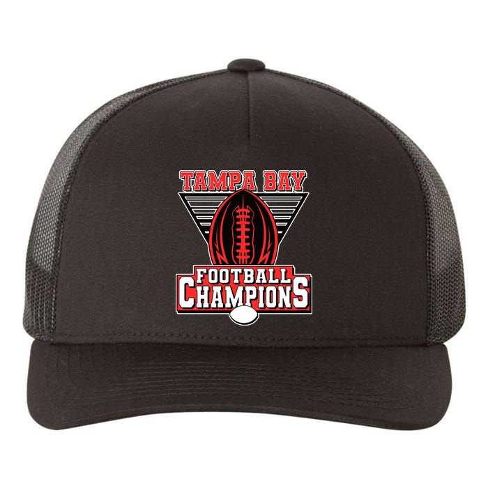 Tampa Bay Football Champions Sports Fans Yupoong Adult 5-Panel Trucker Hat