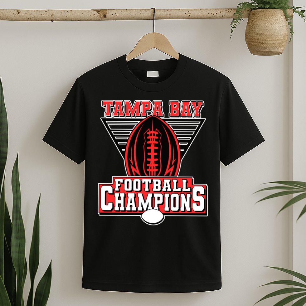 Tampa Bay Football Champions Sports Fans T-Shirt