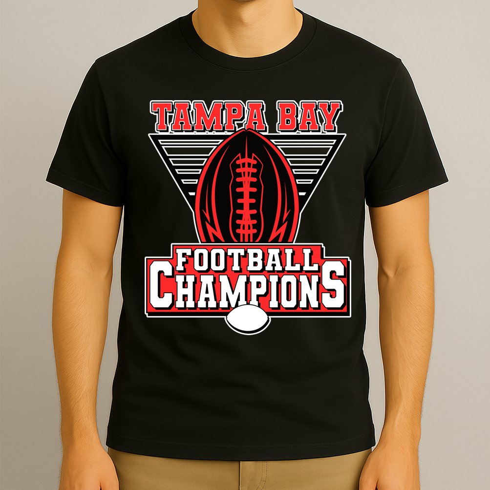 Tampa Bay Football Champions Sports Fans T-Shirt