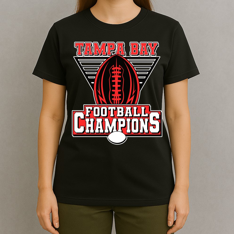 Tampa Bay Football Champions Sports Fans T-Shirt