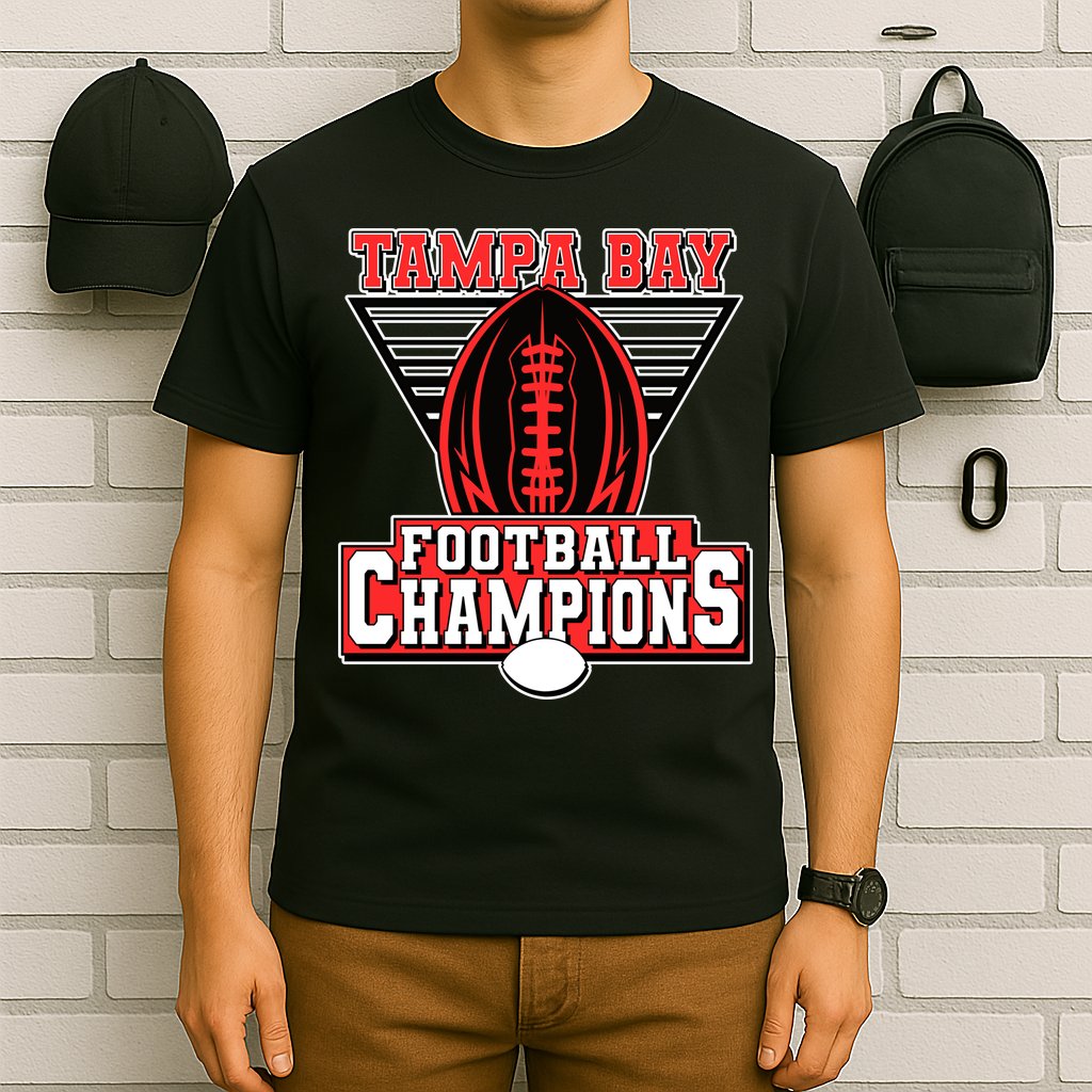 Tampa Bay Football Champions Sports Fans T-Shirt