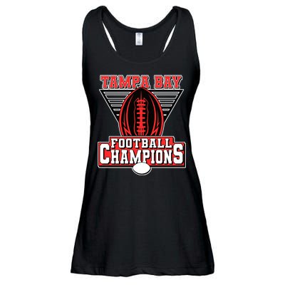 Tampa Bay Football Champions Sports Fans Ladies Essential Flowy Tank