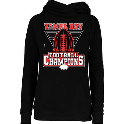 Tampa Bay Football Champions Sports Fans Womens Funnel Neck Pullover Hood