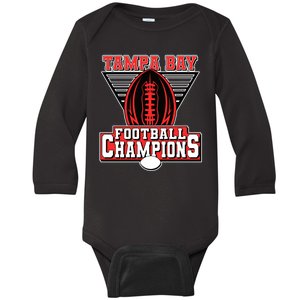 Tampa Bay Football Champions Sports Fans Baby Long Sleeve Bodysuit