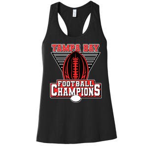 Tampa Bay Football Champions Sports Fans Women's Racerback Tank