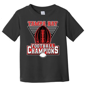 Tampa Bay Football Champions Sports Fans Toddler T-Shirt