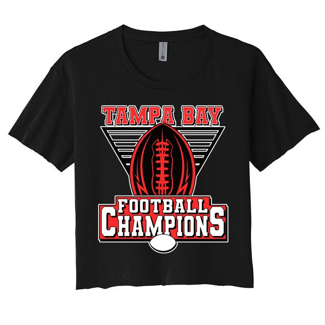 Tampa Bay Football Champions Sports Fans Crop Top