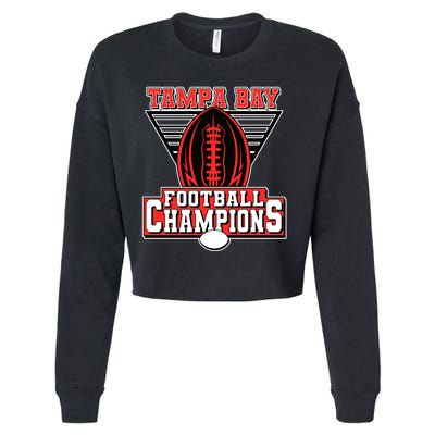 Tampa Bay Football Champions Sports Fans Cropped Pullover Crew