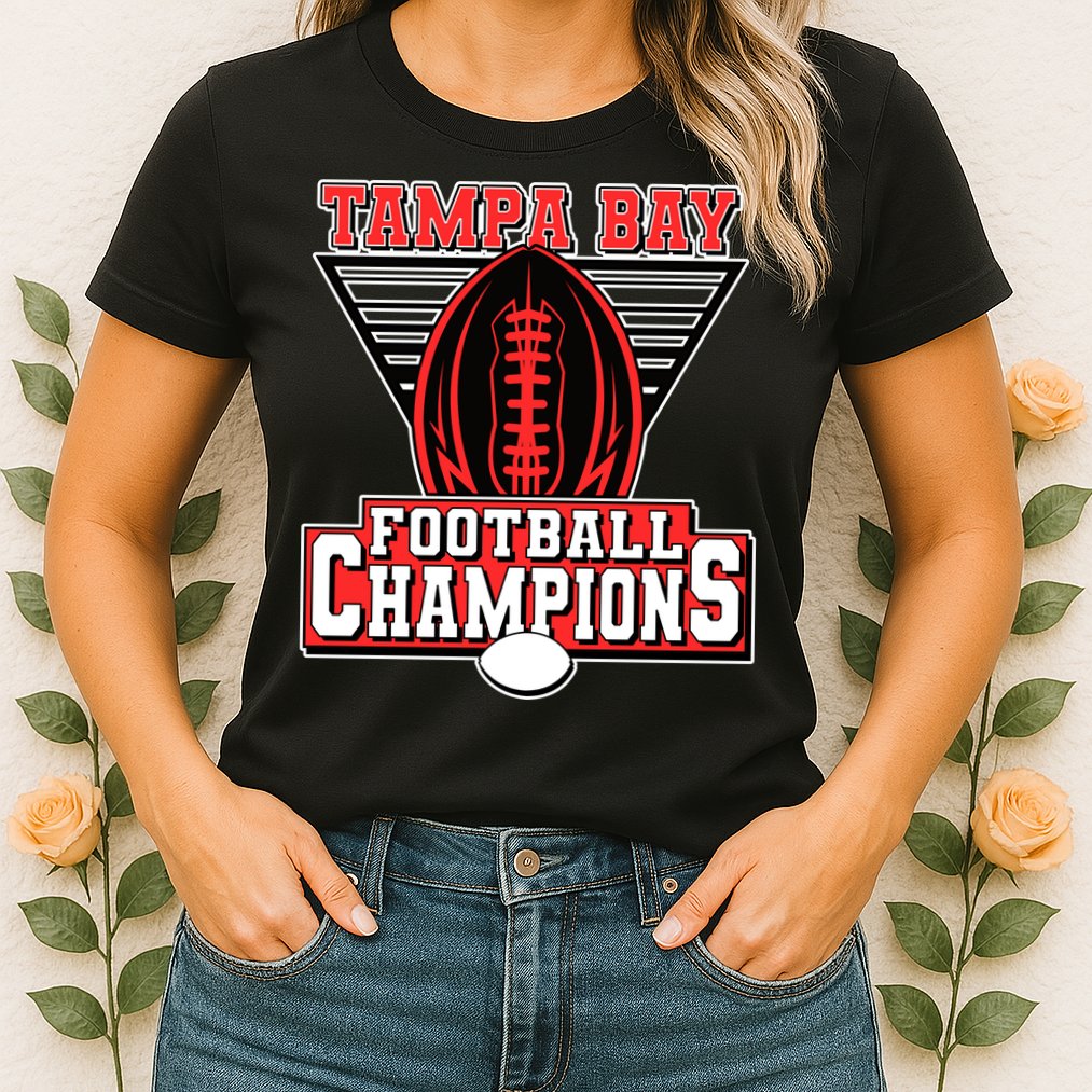 Tampa Bay Football Champions Sports Fans Womens T-Shirt