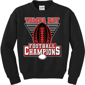 Tampa Bay Football Champions Sports Fans Kids Sweatshirt