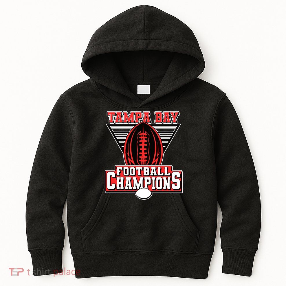 Tampa Bay Football Champions Sports Fans Kids Hoodie