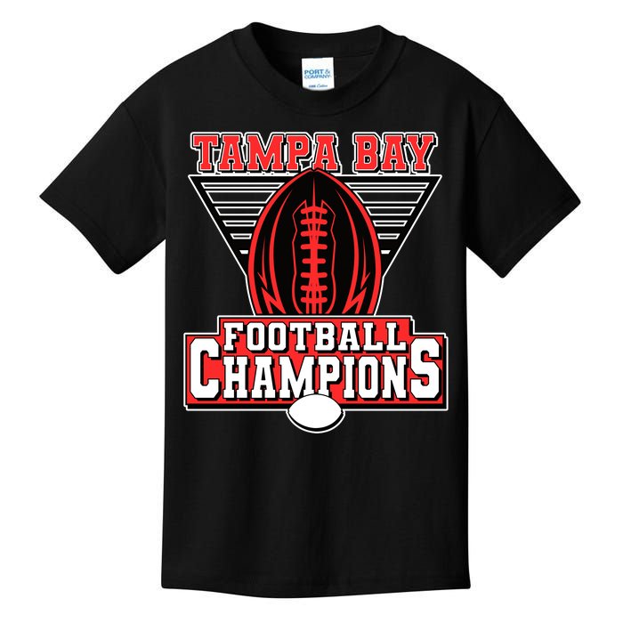 Tampa Bay Football Champions Sports Fans Kids T-Shirt