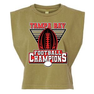 Tampa Bay Football Champions Sports Fans Garment-Dyed Women's Muscle Tee