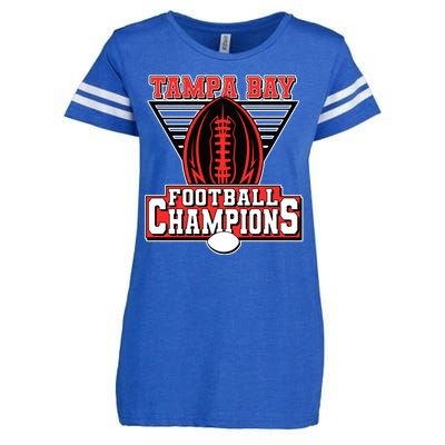 Tampa Bay Football Champions Sports Fans Enza Ladies Jersey Football T-Shirt