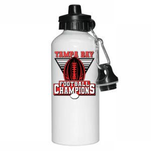 Tampa Bay Football Champions Sports Fans Aluminum Water Bottle