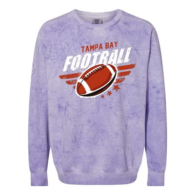 Tampa Bay Football Distress Colorblast Crewneck Sweatshirt