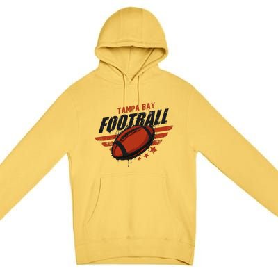 Tampa Bay Football Distress Premium Pullover Hoodie