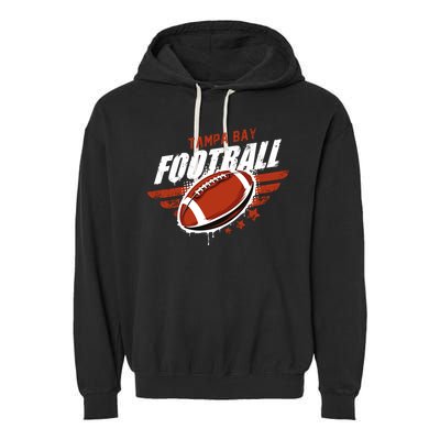 Tampa Bay Football Distress Garment-Dyed Fleece Hoodie