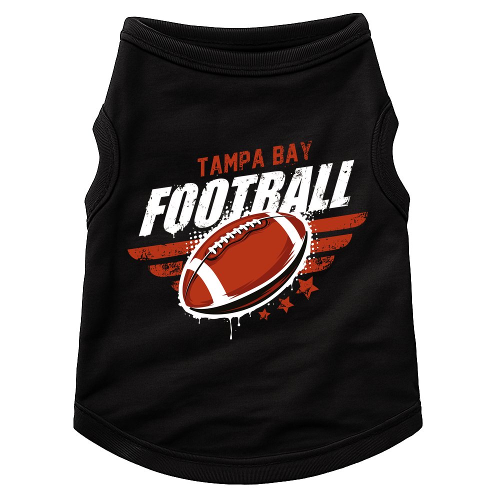 Tampa Bay Football Distress Doggie Tank
