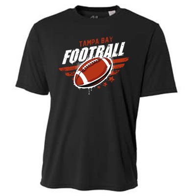 Tampa Bay Football Distress Cooling Performance Crew T-Shirt