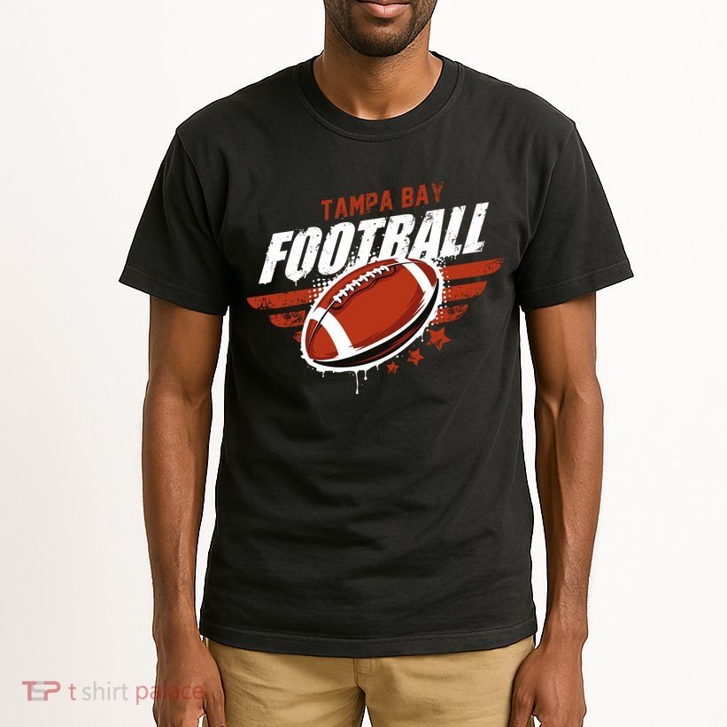 Tampa Bay Football Distress Tall T-Shirt