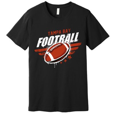 Tampa Bay Football Distress Premium T-Shirt