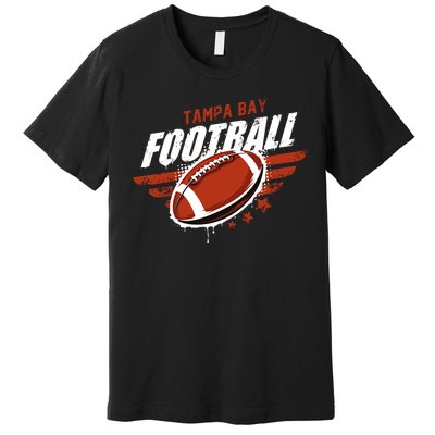 Tampa Bay Football Distress Premium T-Shirt