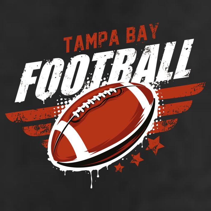 Tampa Bay Football Distress Trucker Hat