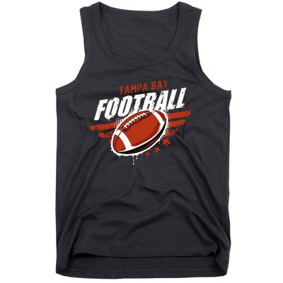 Tampa Bay Football Distress Tank Top