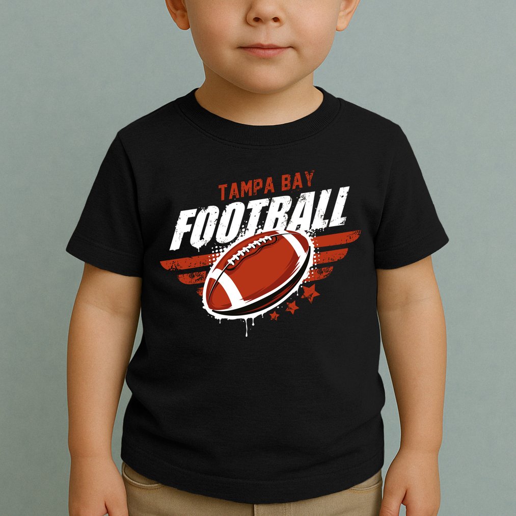 Tampa Bay Football Distress Toddler T-Shirt