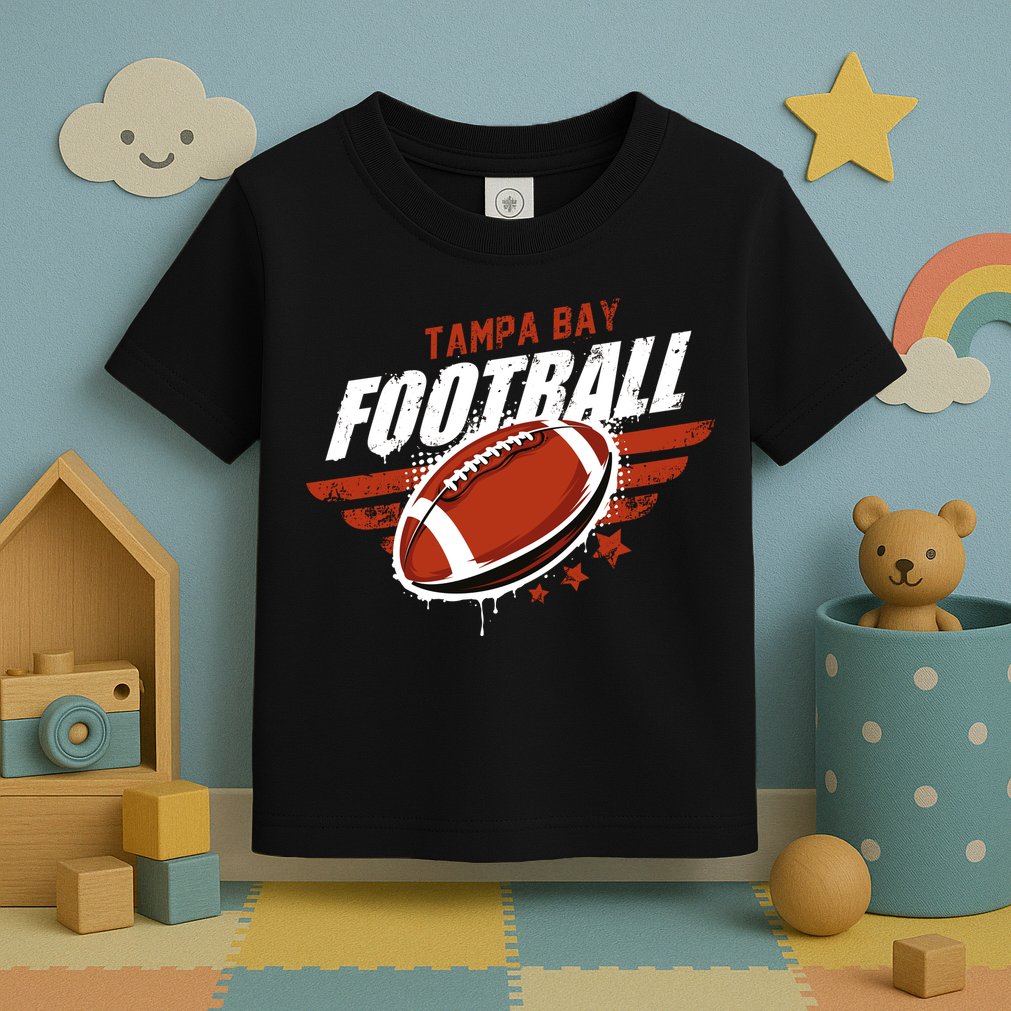 Tampa Bay Football Distress Toddler T-Shirt