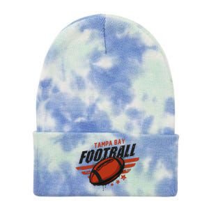 Tampa Bay Football Distress Tie Dye 12in Knit Beanie