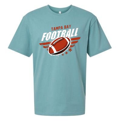 Tampa Bay Football Distress Sueded Cloud Jersey T-Shirt