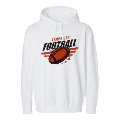 Tampa Bay Football Distress Garment-Dyed Fleece Hoodie